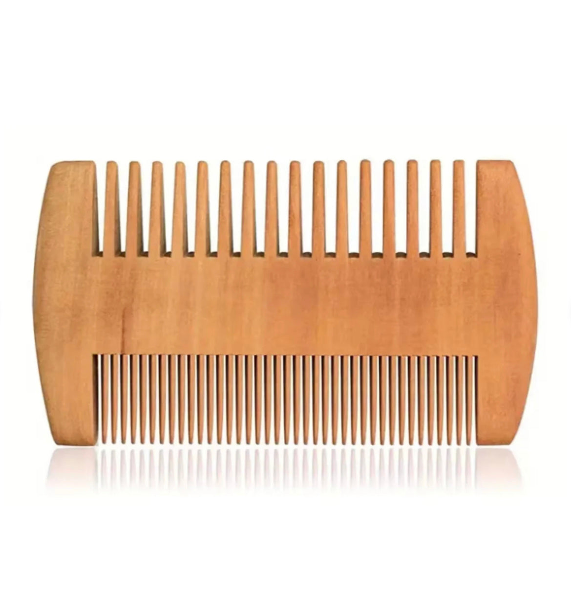 (Copy) Wood Beard Comb Two Sided